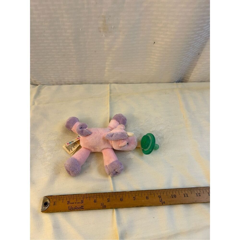 Nookums Unicorn pink plush pacifier holder rattle‎ toy replacement